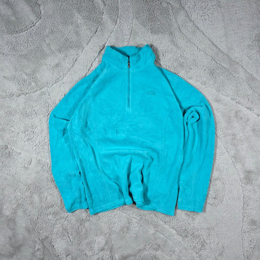 The North Face Women’s TKA 100 Glacier ¼ Zip Fleece Pullover Green Size L