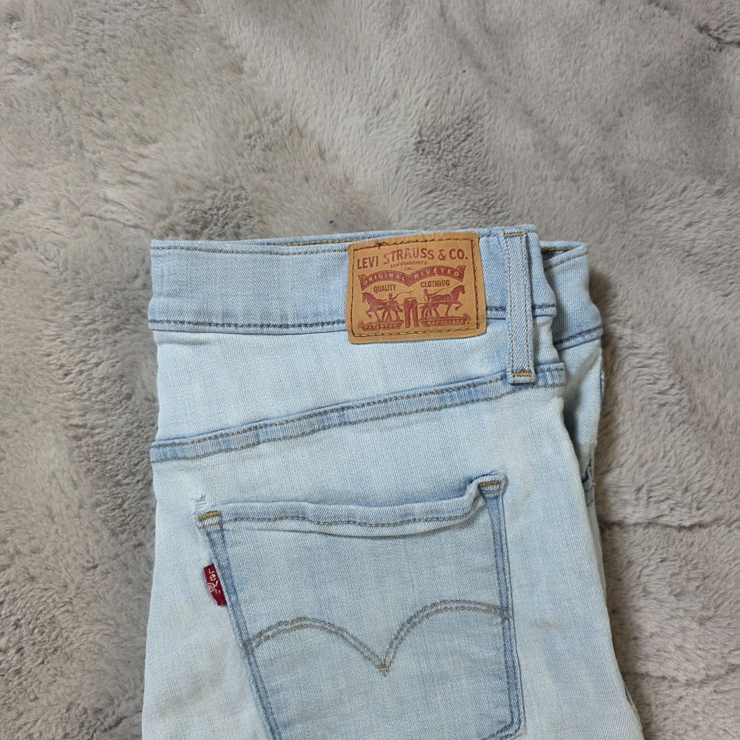 Levi's 311 Women's Shaping Skinny Capri Jeans W31 L22 Stonewashed Denim