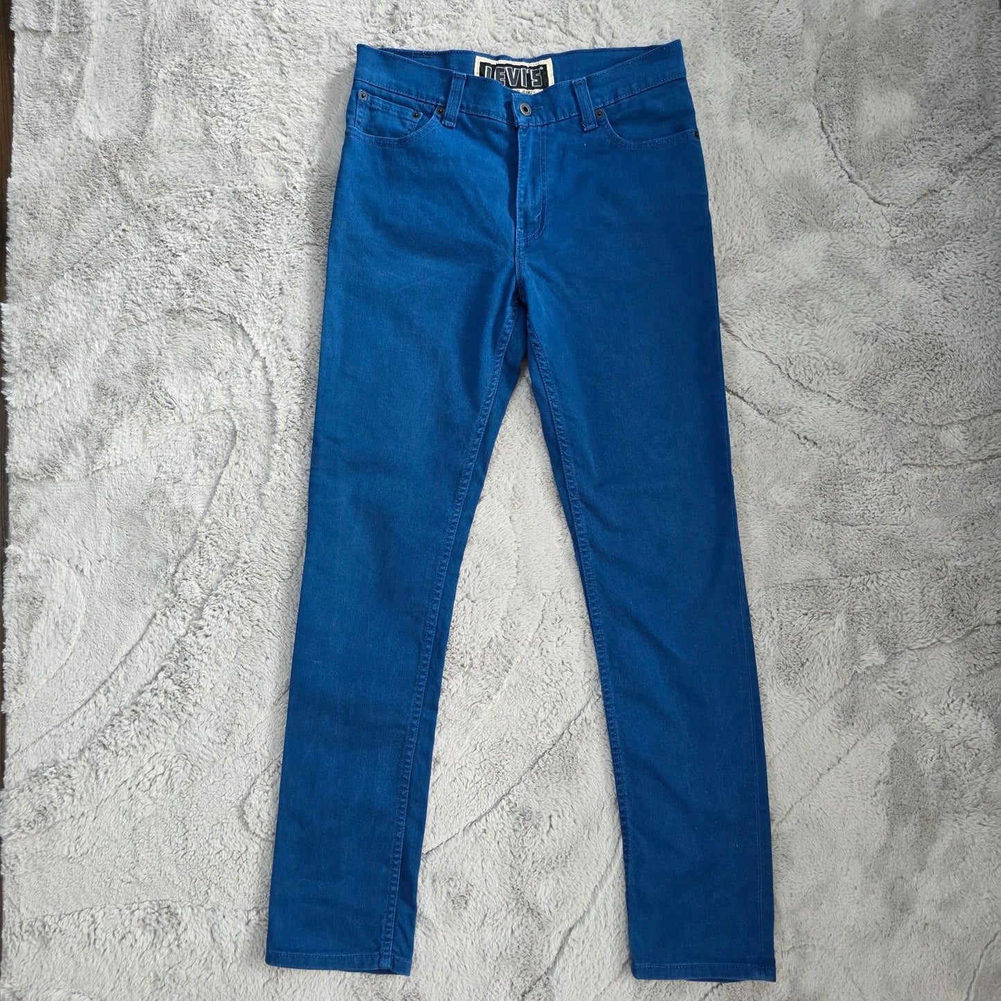 Levi’s 510 Jeans Men’s W32 L32 Bright Blue Super Skinny Vintage Mexico