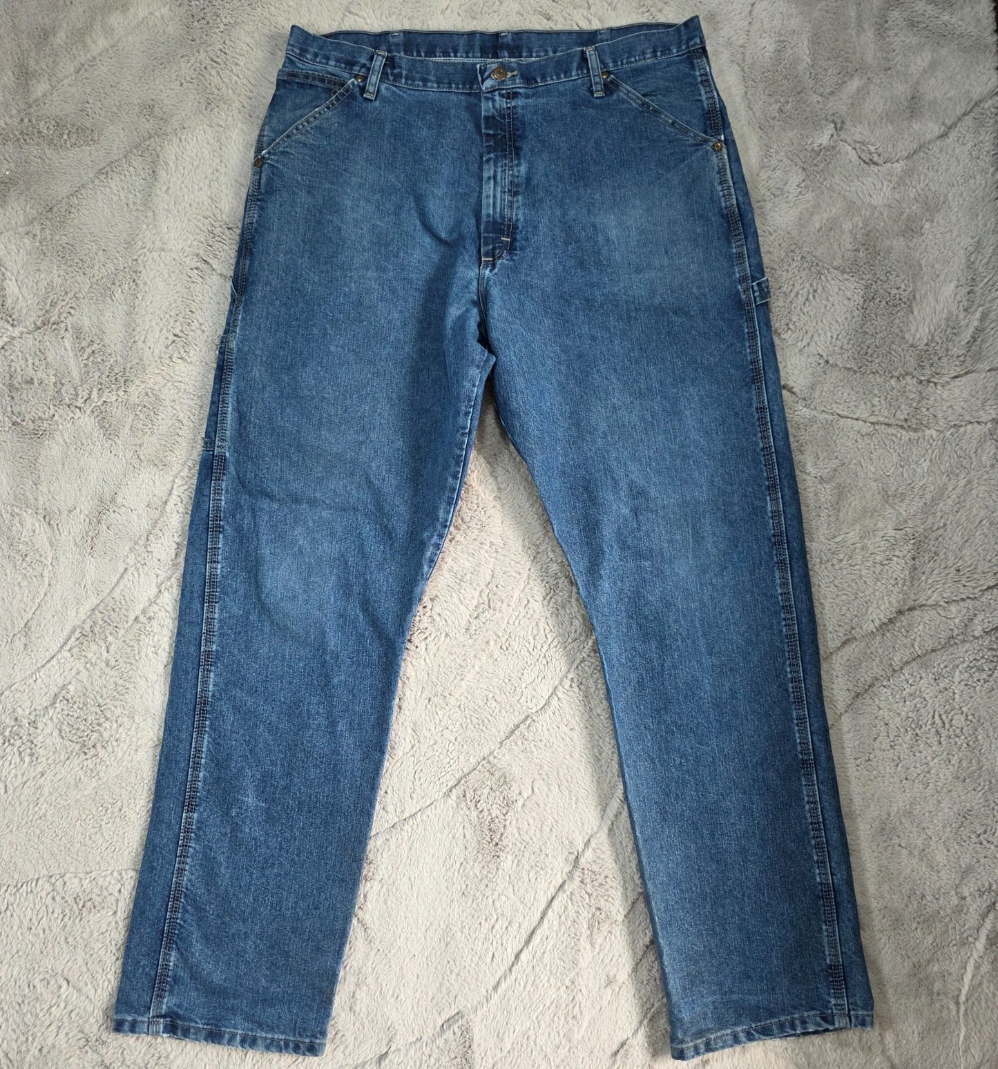 Wrangler Carpenter Jeans 94LSWDV Men’s Straight Blue W38 L34 (39x34) Workwear