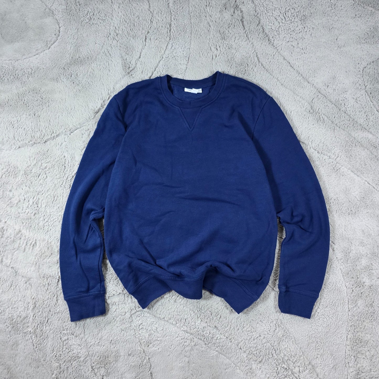 Charter Club Navy Sweatshirt Men’s Size S Crew Neck Pullover Jumper