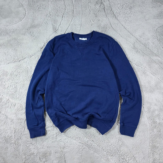 Charter Club Navy Sweatshirt Men’s Size S Crew Neck Pullover Jumper