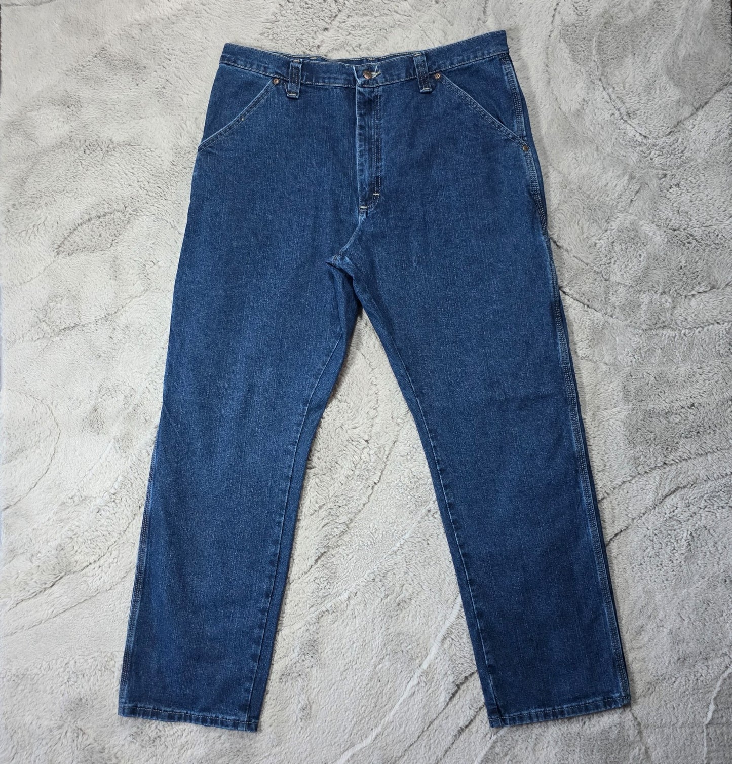 Wrangler Carpenter Jeans 1094LXWDV Blue Straight Leg W36 L32 Men’s Nicaragua