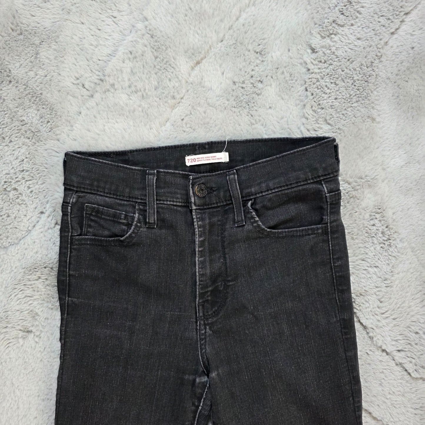 Levi's 720 High Rise Super Skinny Women's Jeans Black W26 L29