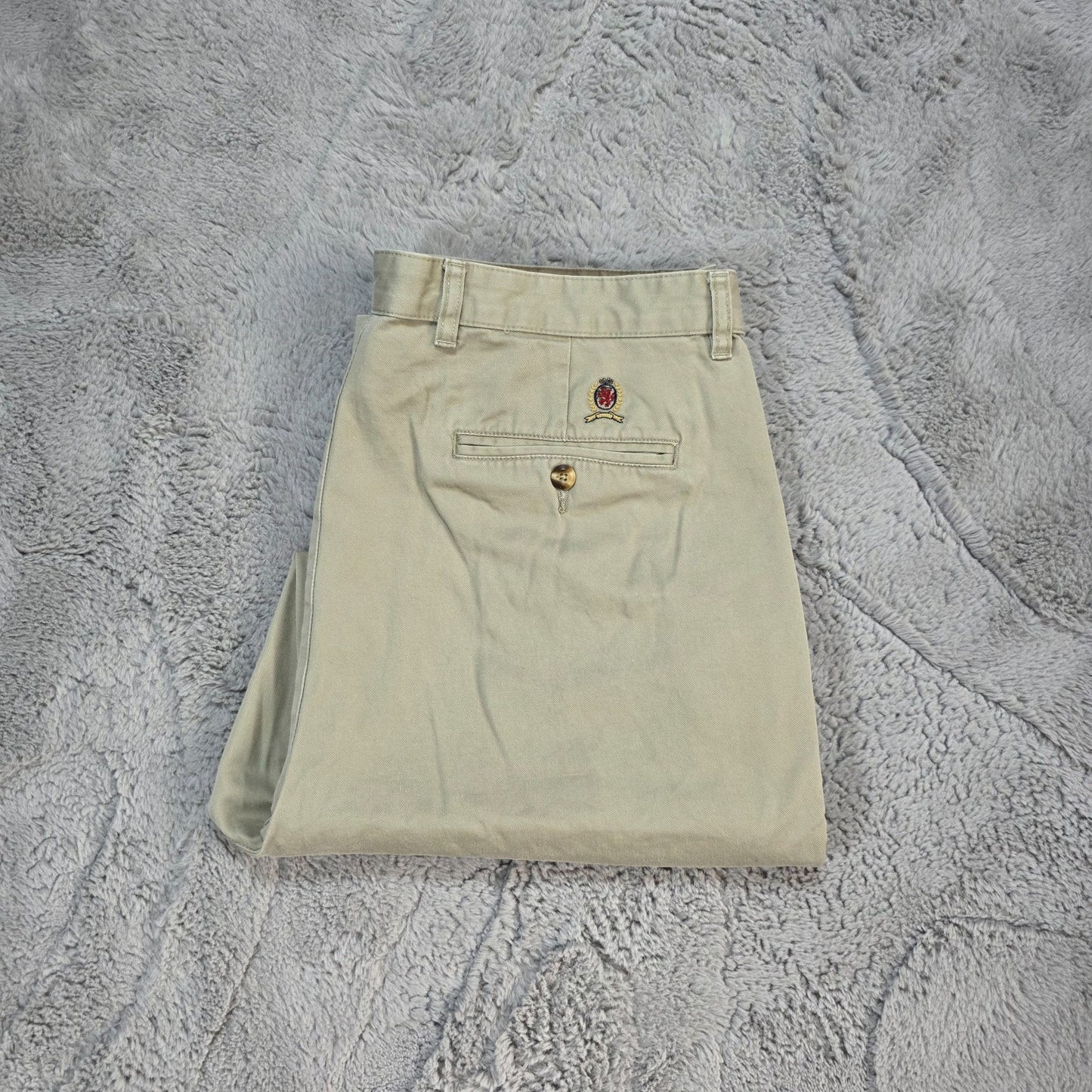 Tommy Hilfiger Beige Chino Trousers W38 L30 (Actual 36) 100% Cotton Mauritius