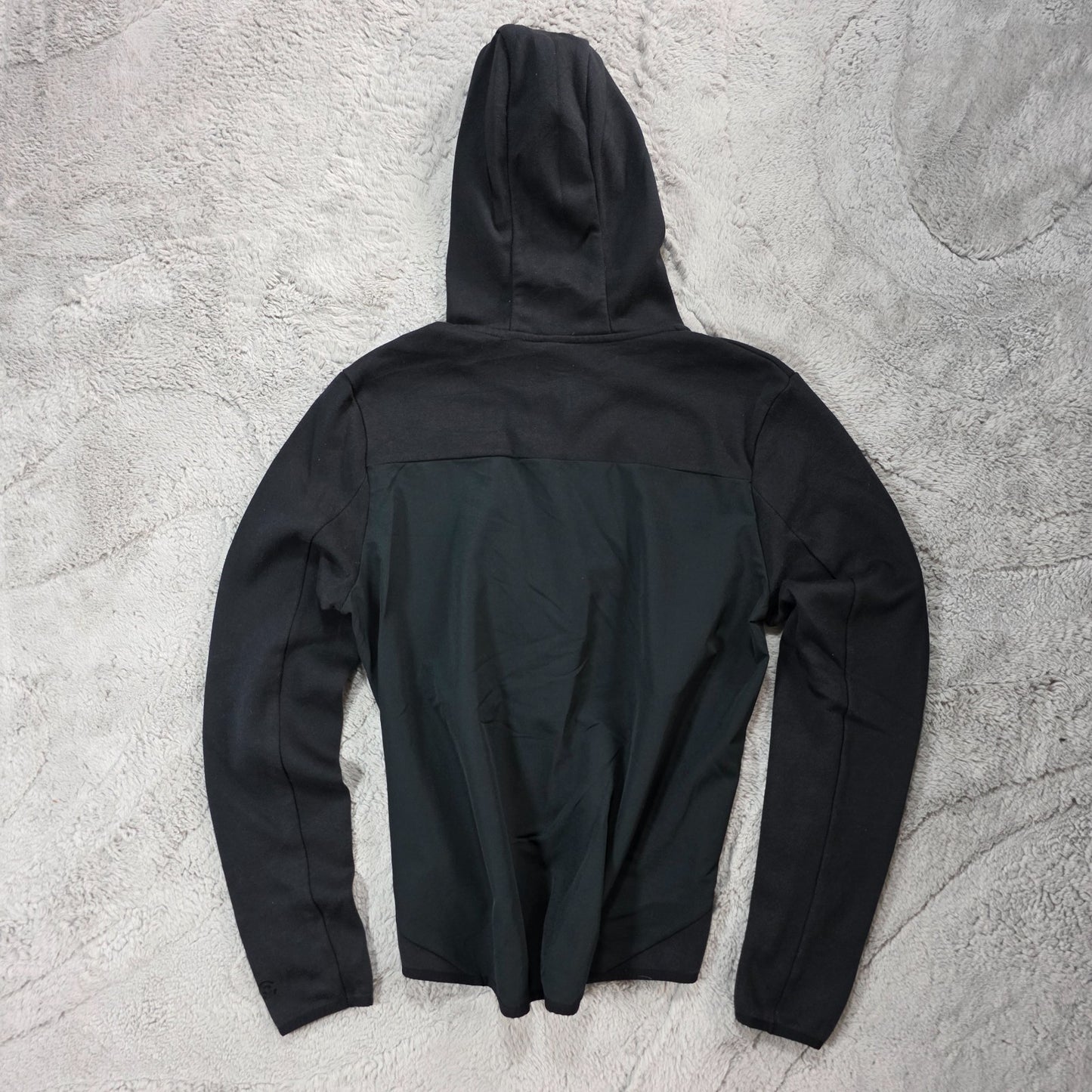 Champion Zip-Up Hoodie Black M β Performance Tech Jacket with Thumb Holes