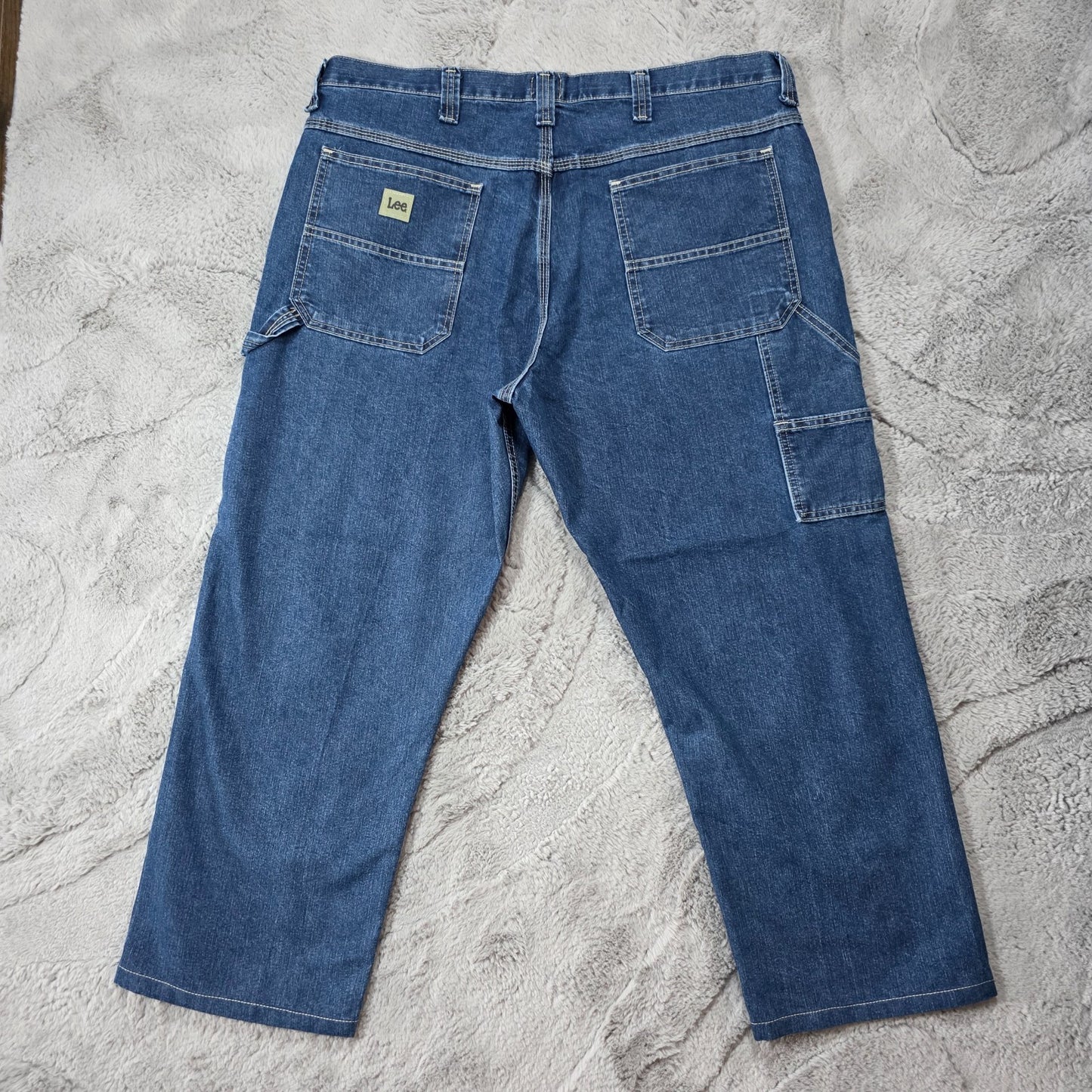 Lee Carpenter Jeans Men’s W38 L32 (Altered to L27) Blue Relaxed Fit Workwear