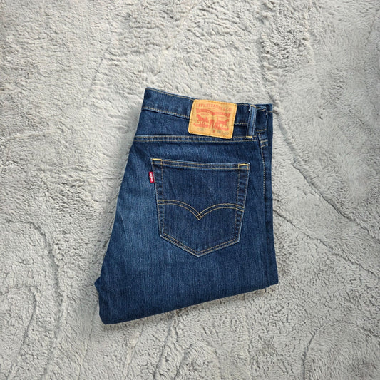Levi’s 505 Regular Straight Fit Jeans W34 L30 Blue Mid Wash Excellent