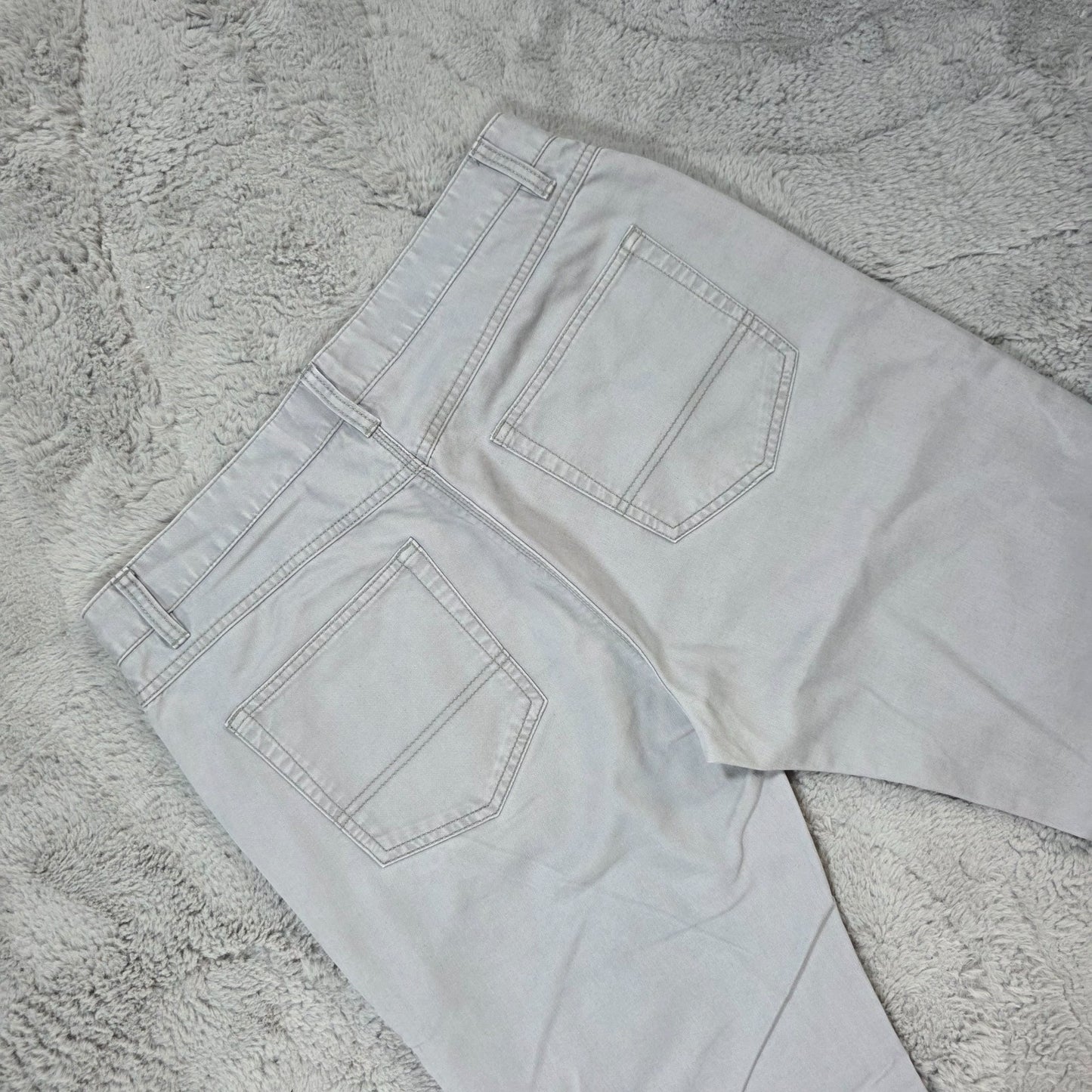 Tommy Hilfiger Custom Fit Straight Leg Grey Jeans W33 L31 Men's 100% Cotton