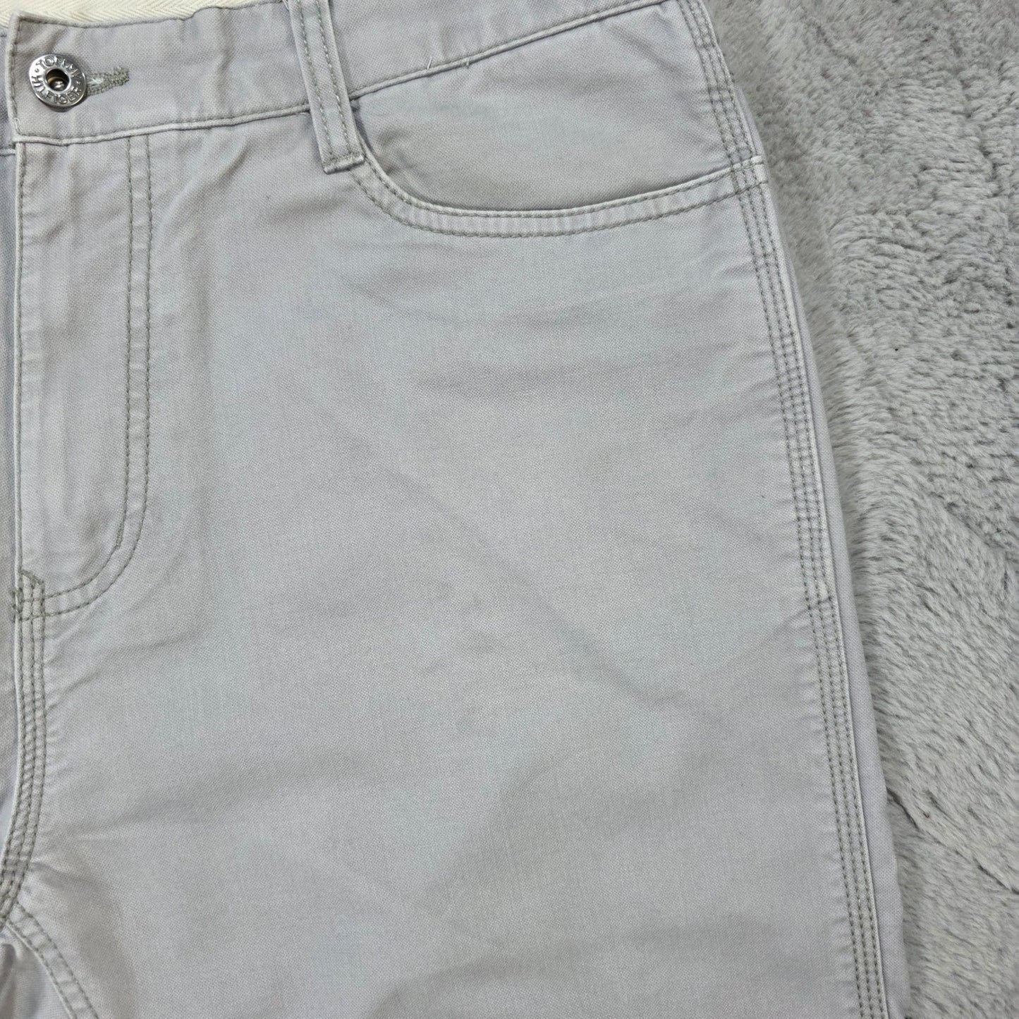 Tommy Hilfiger Custom Fit Straight Leg Grey Jeans W33 L31 Men's 100% Cotton