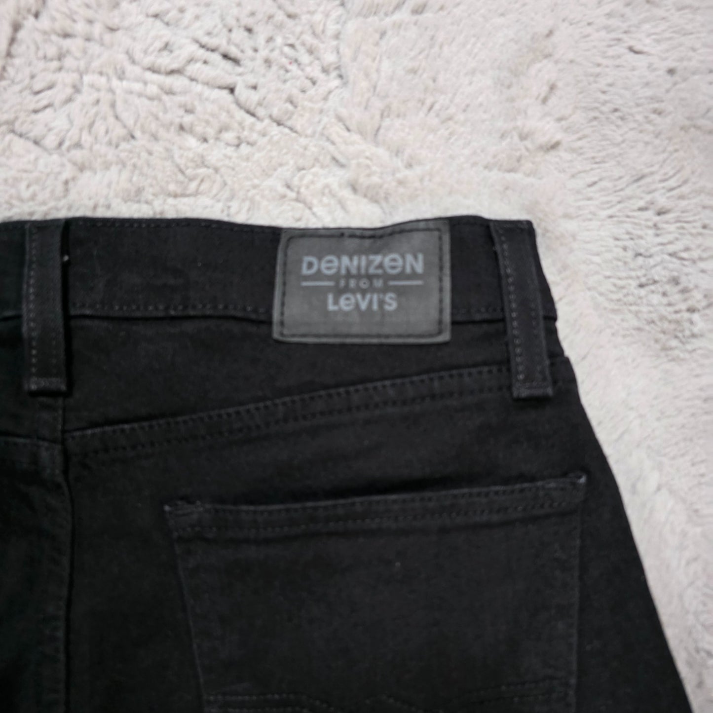 Levi Denizen 216 Slim Black Jeans W30 L32 – Stretch Denim