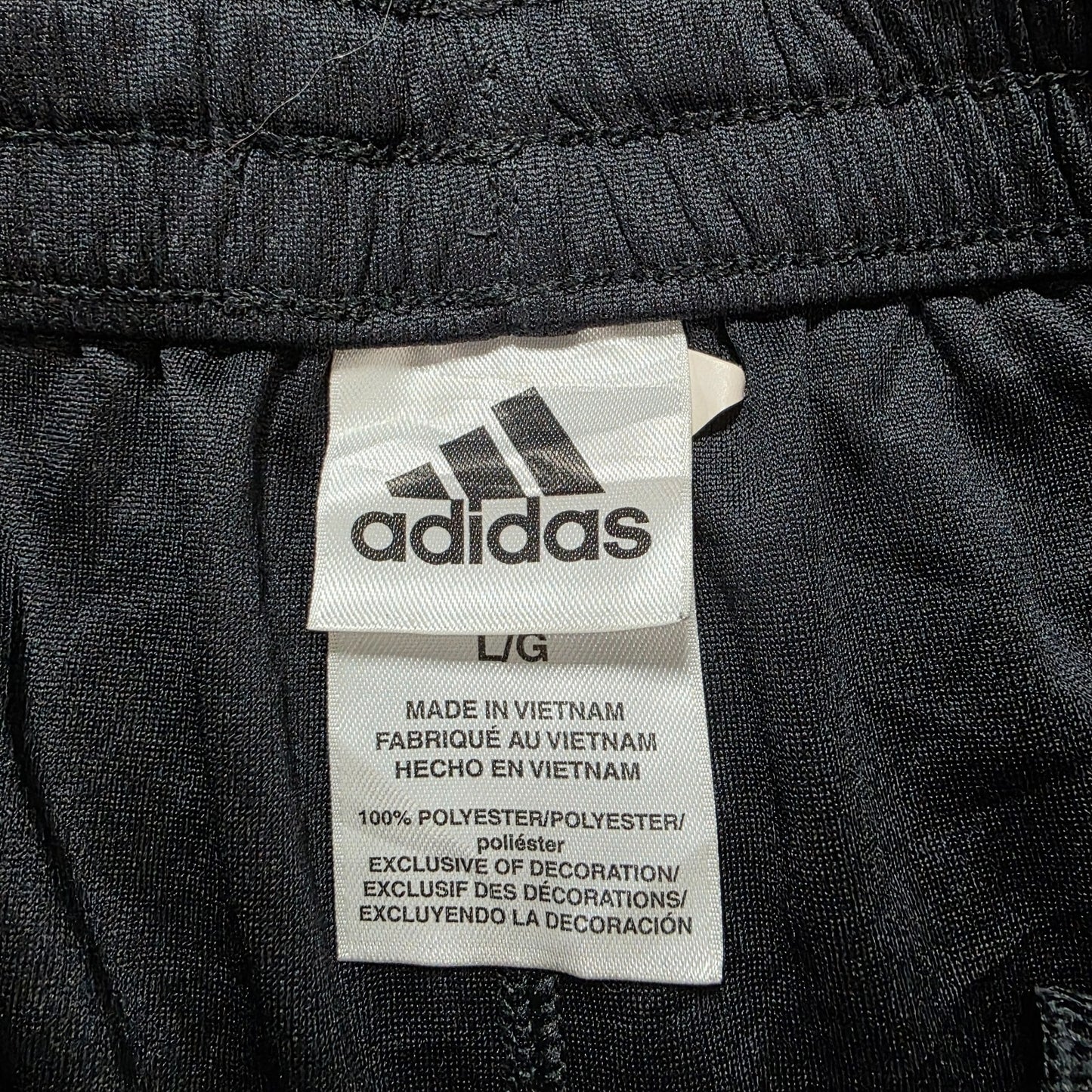 Adidas Black Sports Shorts Size S W26–30 Mesh Trim Gym Football (No Drawstring)