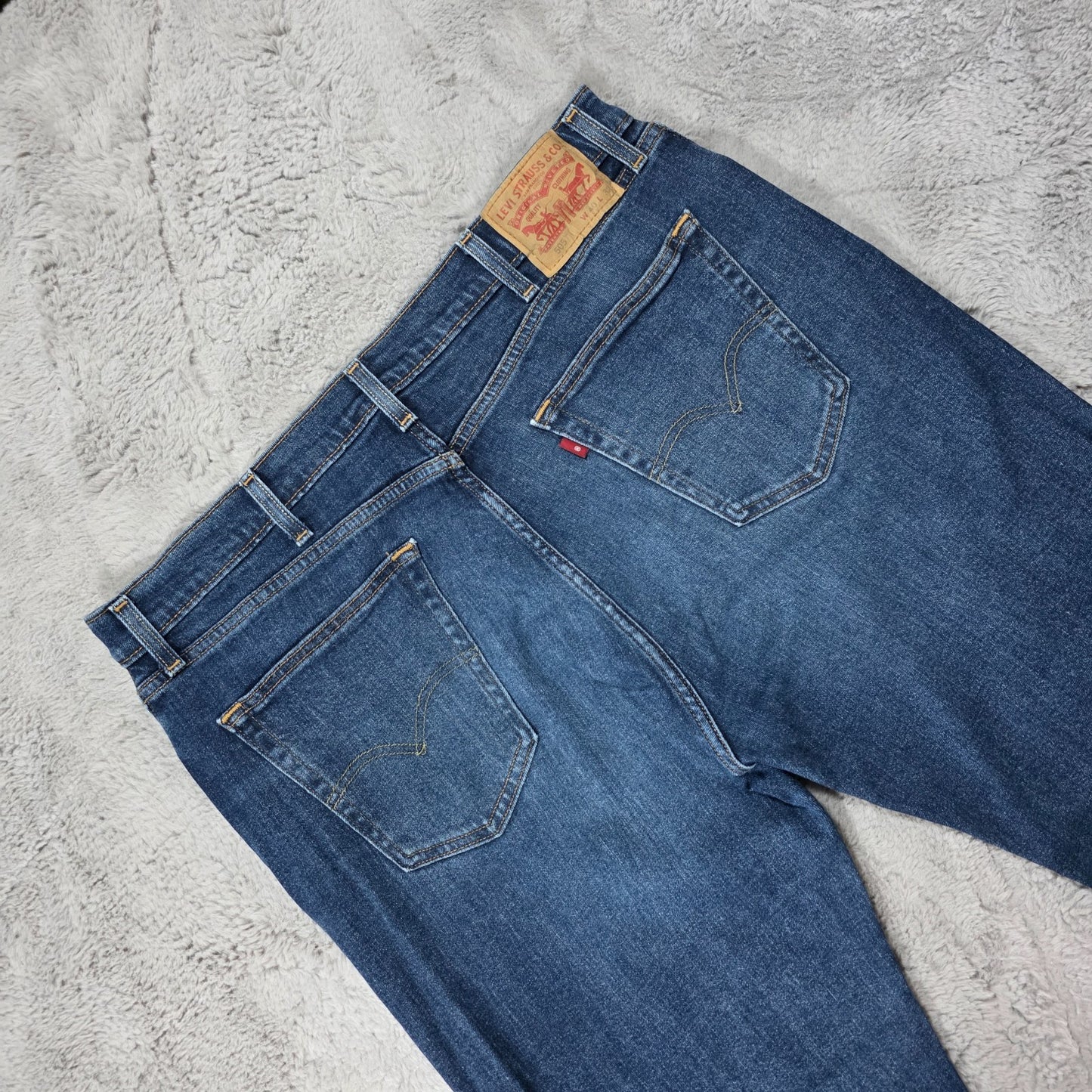 Levi’s 505 Straight Leg Blue Jeans W40 L32 – Classic Stretch Denim