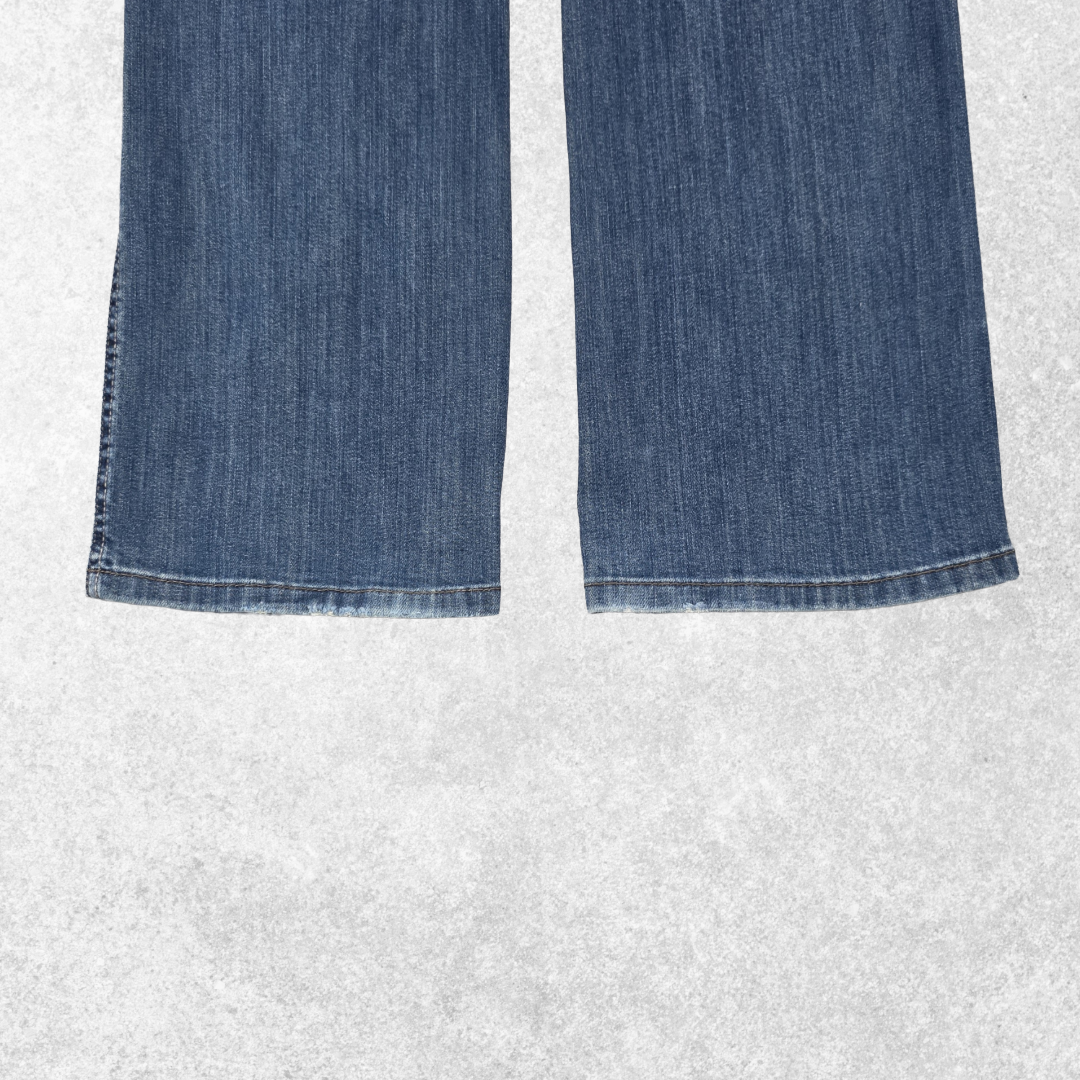 Calvin Klein Y2K Women’s Bootcut Jeans W31 L31 Blue Stretch Denim Mid Rise