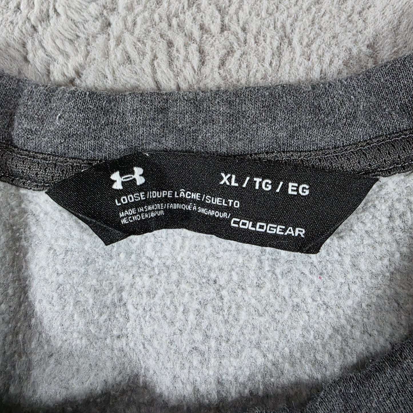 Under Armour ColdGear Rock Ridge Football Pullover Men’s Grey Size XL