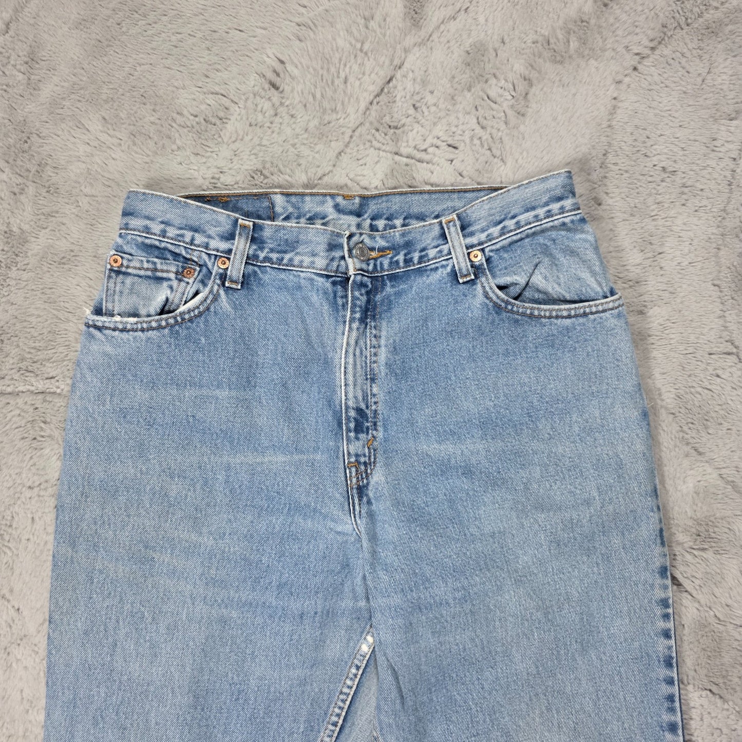 Levi’s 550 Women’s Jeans Vintage 90s Stonewash High Rise Relaxed Taper W30 L34