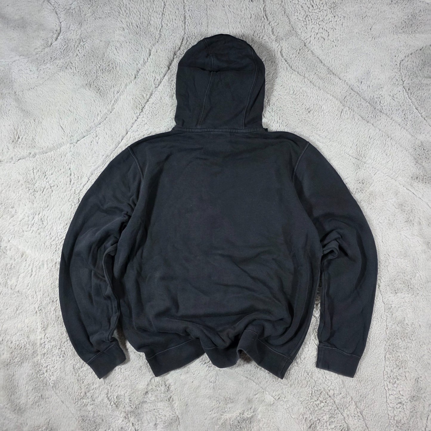 Nike Men’s Black Half Zip Hoodie Size L 🖤 Pullover Sweatshirt Kangaroo Pocket