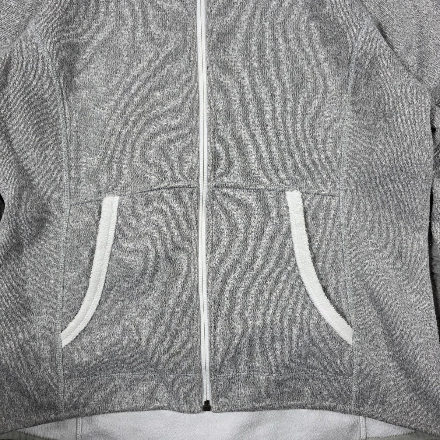 The North Face Women’s Oso Fleece Hoodie Grey Size M Super Soft Full Zip Jacket