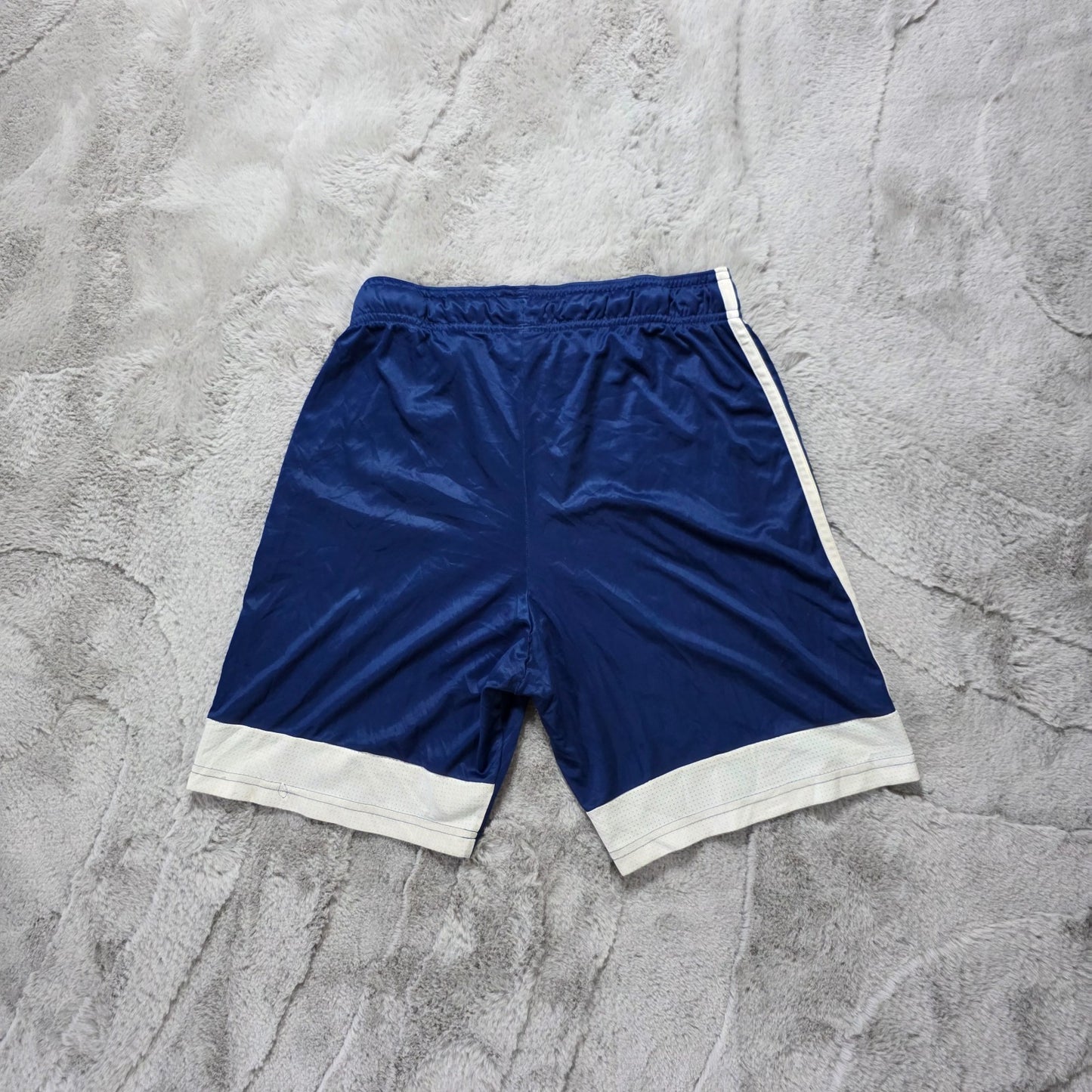 Adidas Navy Blue Sports Shorts Youth 13β14Y | W25 Inseam 7" | 3-Stripes Logo