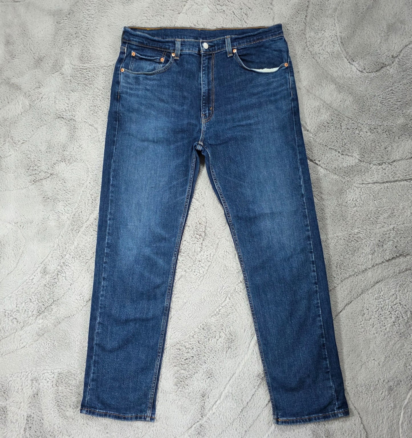 Levi’s 505 men’s straight blue jeans W36 L32 classic mid-rise regular fit