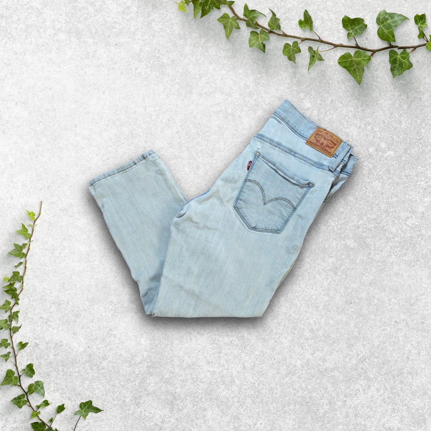 Levi's 311 Women's Shaping Skinny Capri Jeans W31 L22 Stonewashed Denim