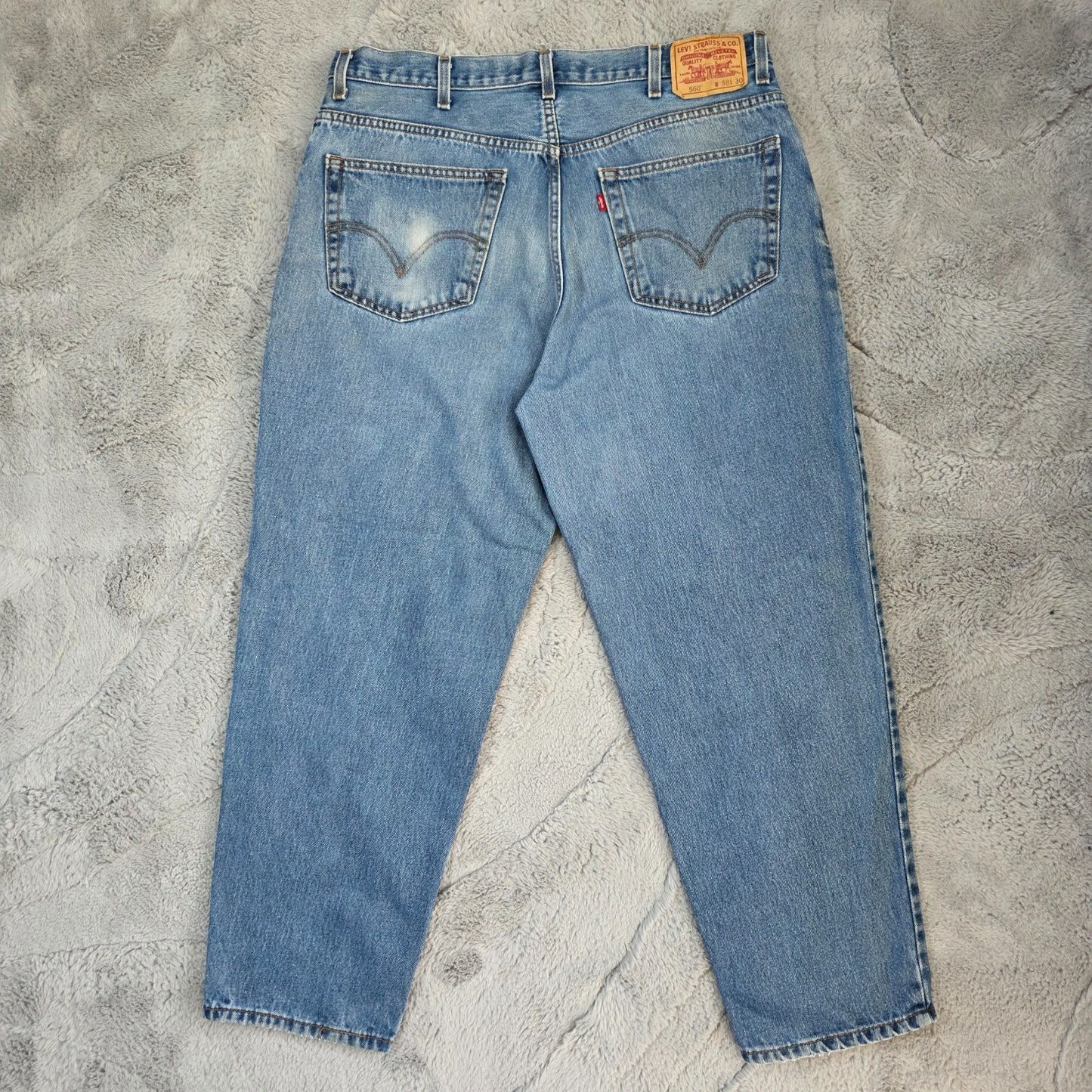 Levi’s 560 men’s tapered jeans light blue W38 L30 comfort fit