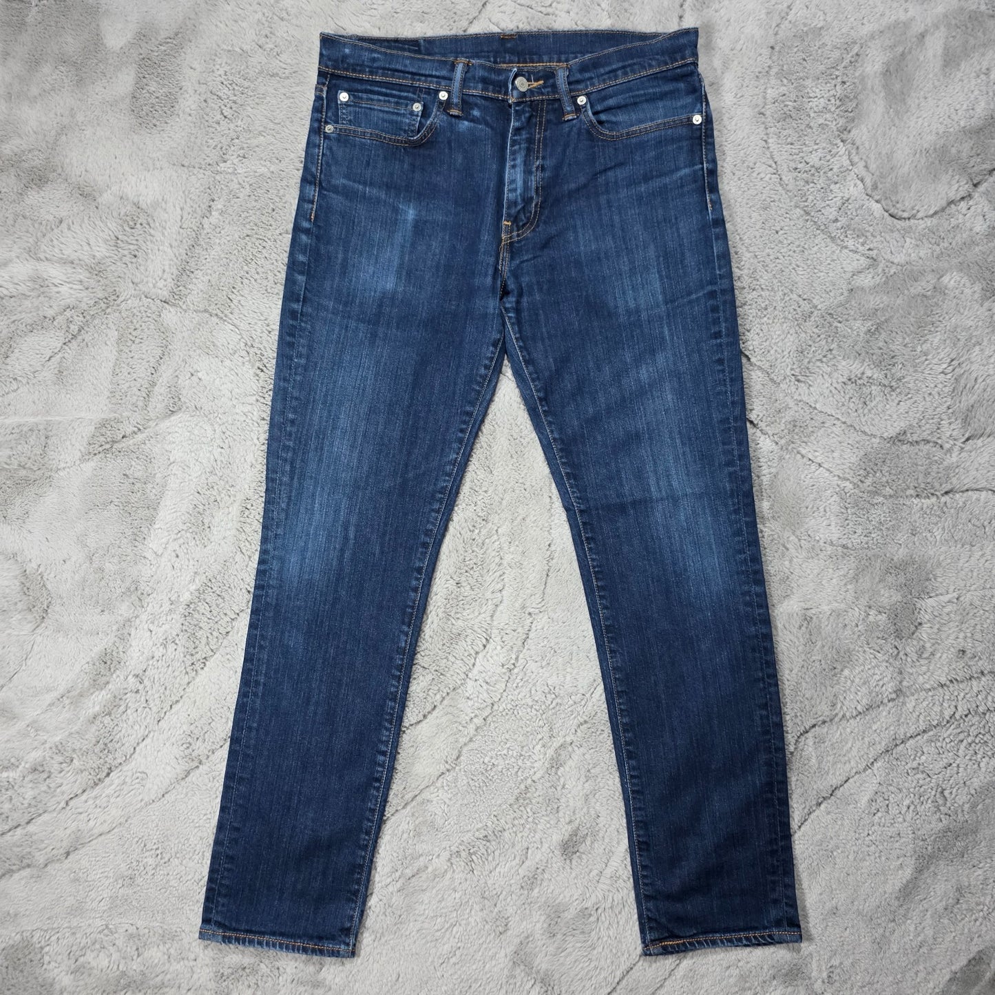 Levi’s 511 Jeans Men’s Blue Denim Slim Fit Black Back Patch W34 L32