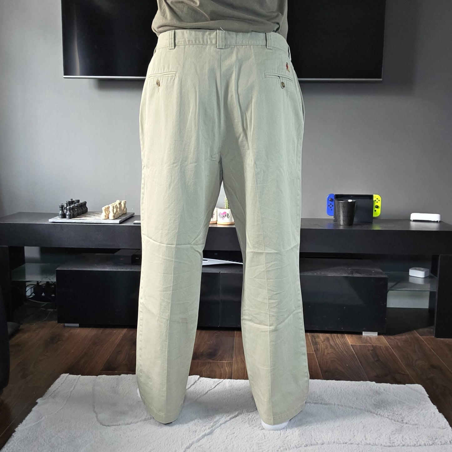 Tommy Hilfiger Beige Chino Trousers W38 L30 (Actual 36") Men’s 100% Cotton