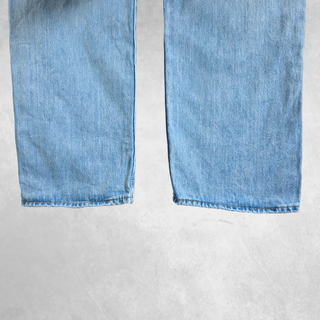 Levi’s 501 Jeans W38 L32 Men’s Blue Straight Fit Denim Button Fly