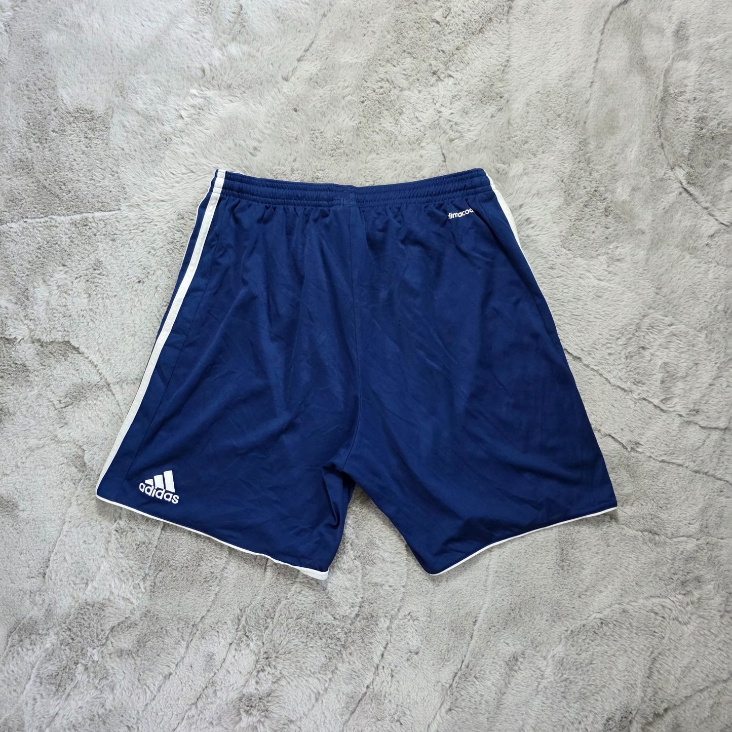 Adidas ClimaCool Navy Sports Shorts Size M W27 Gym Training Lightweight Breathab