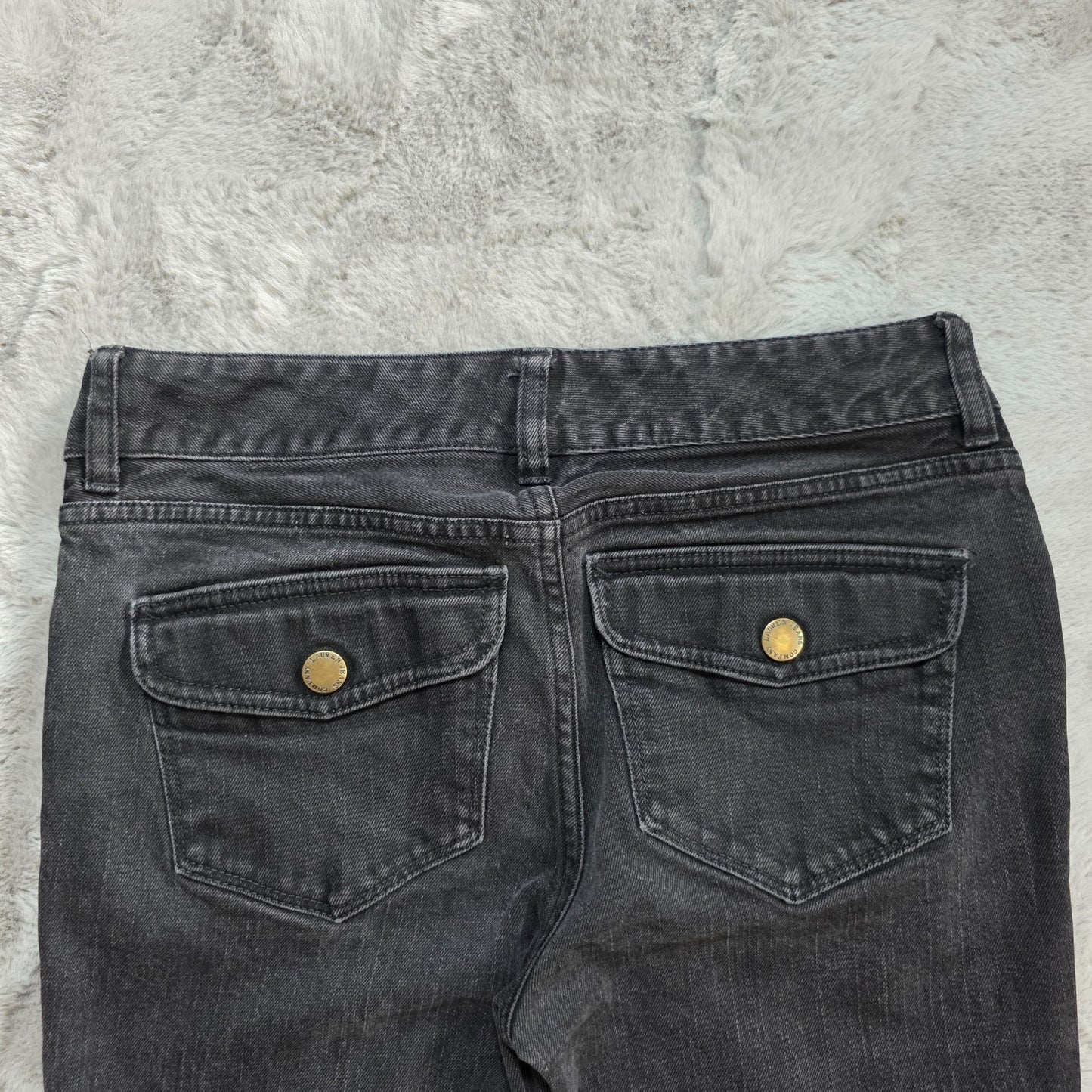Lauren Ralph Lauren Black Stretch Denim Jeans US 2 (UK 6) W29 L30 Straight Leg