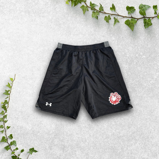 Under Armour Black GW Sports Shorts Size M W28 Made in Jordan Gym Training