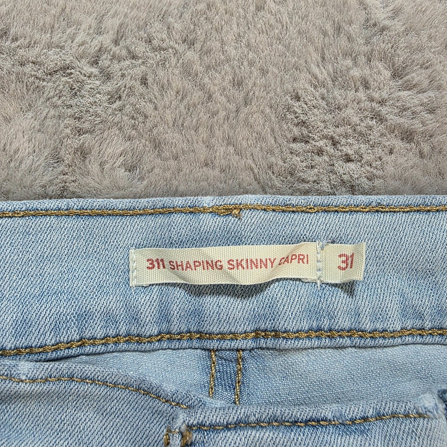 Levi's 311 Women's Shaping Skinny Capri Jeans W31 L22 Stonewashed Denim