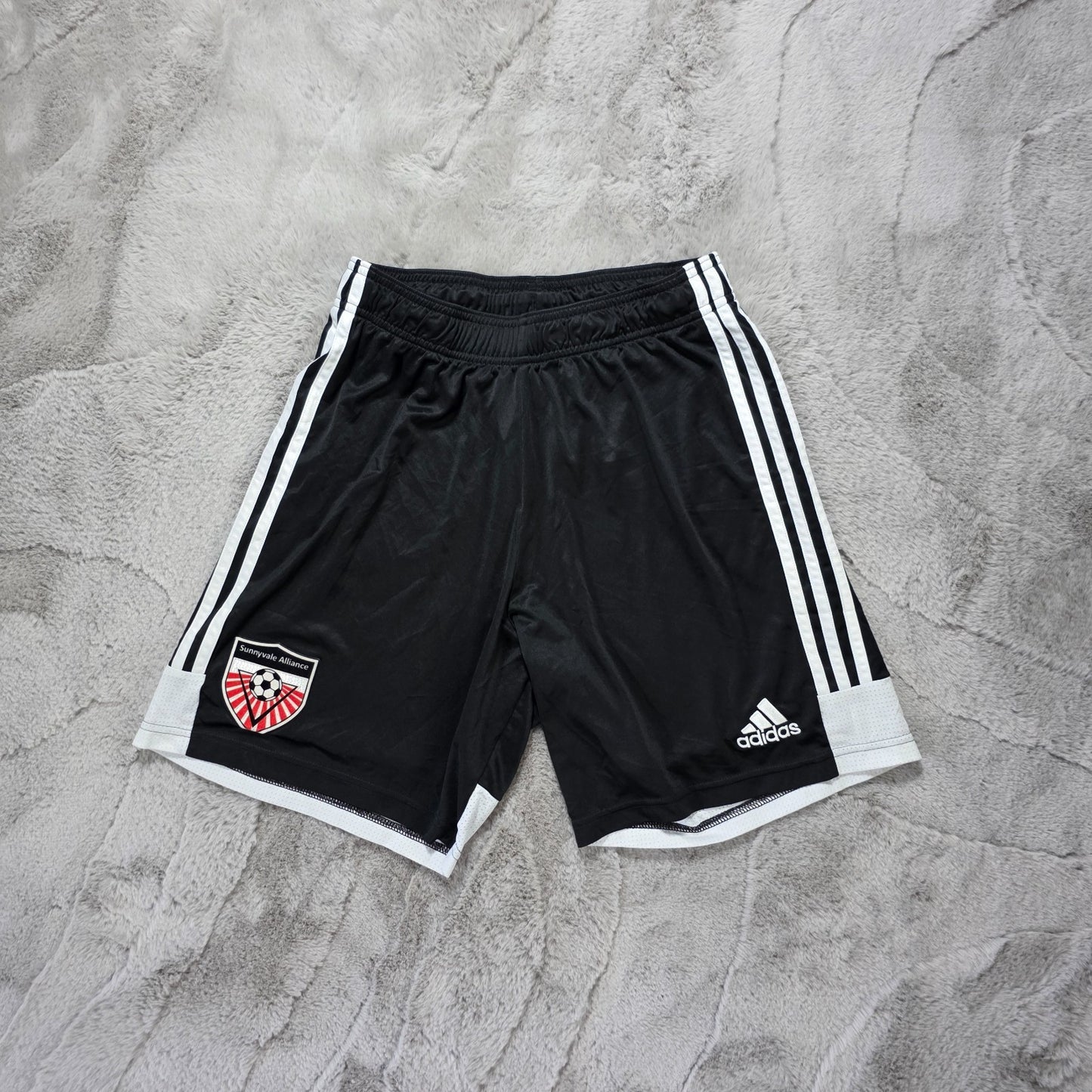 Adidas AEROREADY Sunnyvale Alliance Black Shorts Size M W26 Football Gym