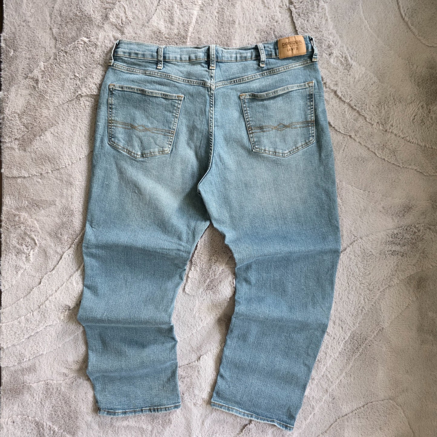 Denizen from Levi’s 231 Athletic Jeans W38 L30 Light Wash Straight Fit Faded Den