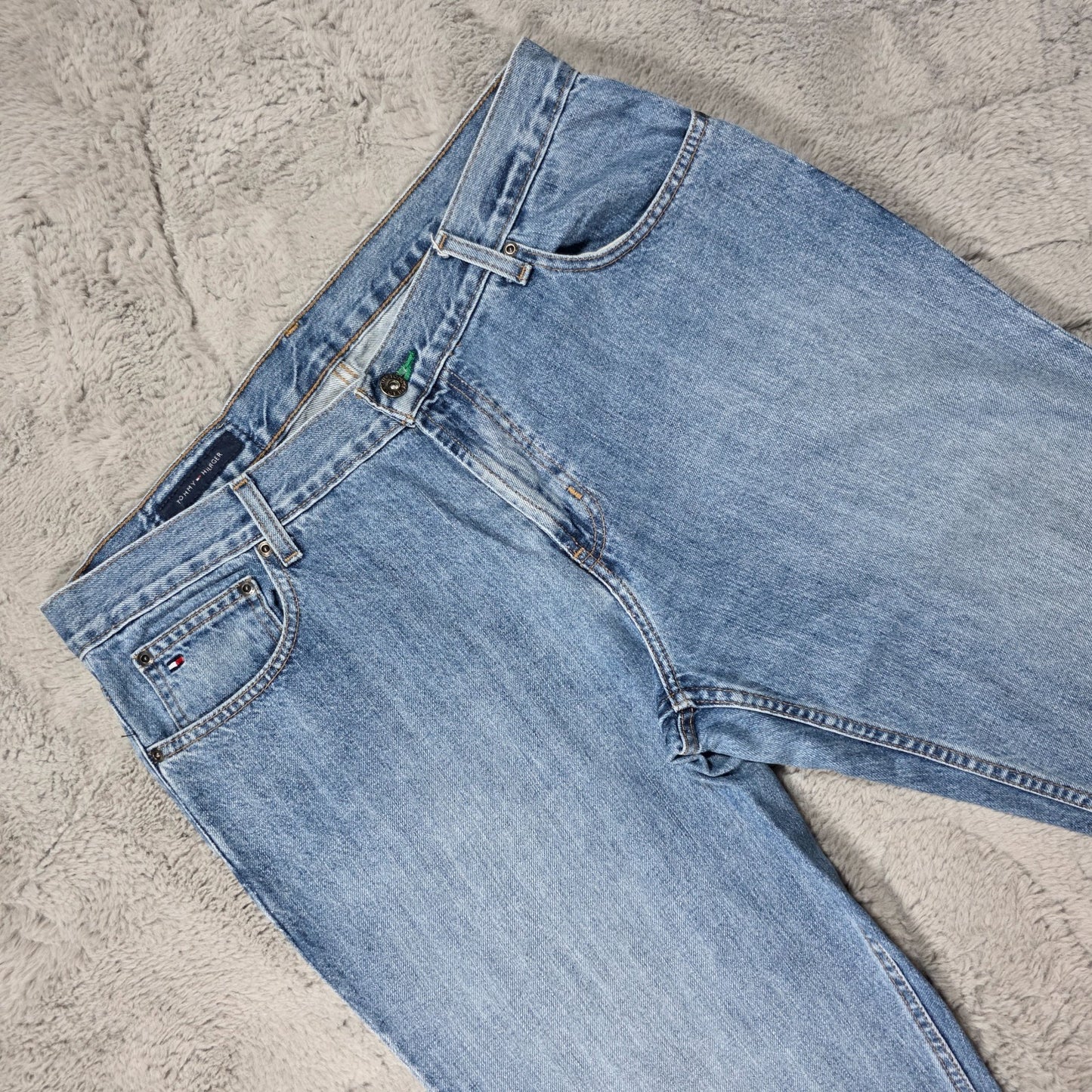 Tommy Hilfiger Freedom Y2K Blue Straight Leg Jeans W34 (36) L34 Men’s Mexico