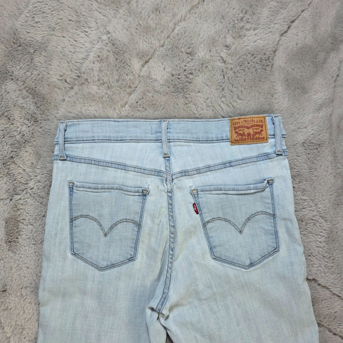 Levi's 311 Women's Shaping Skinny Capri Jeans W31 L22 Stonewashed Denim