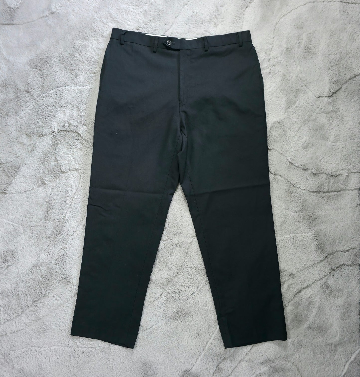 Lauren Ralph Lauren Men’s Black Wool Total Comfort Suit Dress Trousers W36 L30