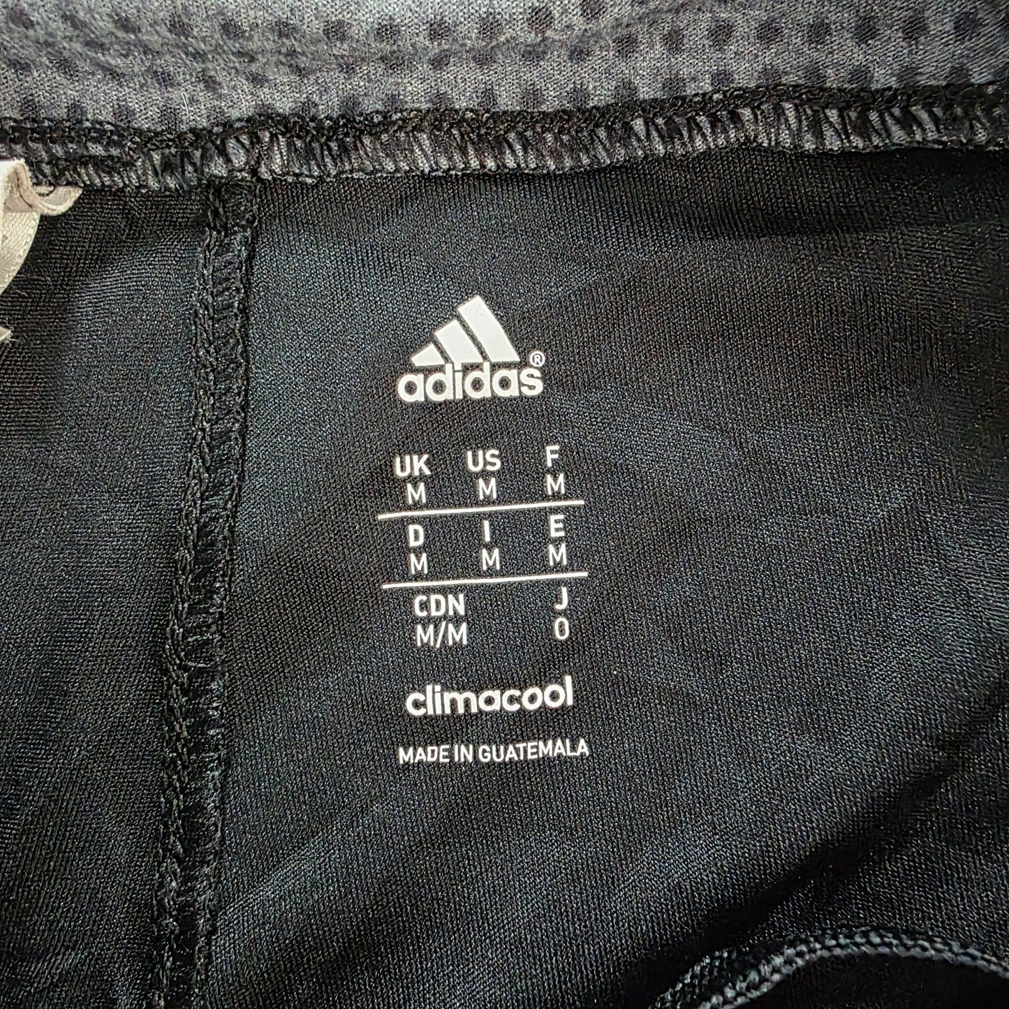 Adidas Climacool Black & Grey "N Football" Shorts Size M W28 Sports Gym Mesh Men