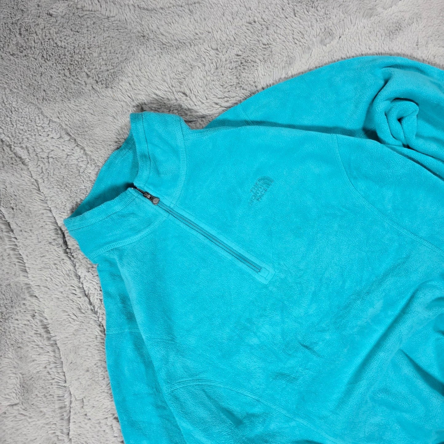 The North Face Women’s TKA 100 Glacier ¼ Zip Fleece Pullover Green Size L