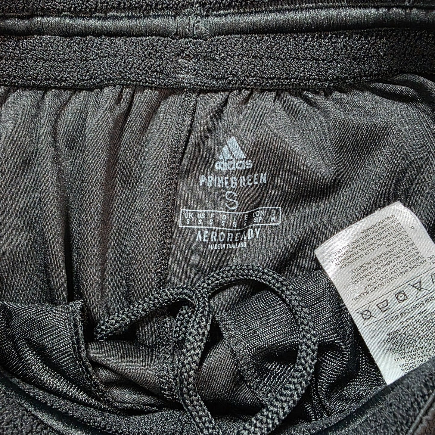 Adidas Primegreen Aeroready Sports Shorts Black Size S W24 Gym Training Running