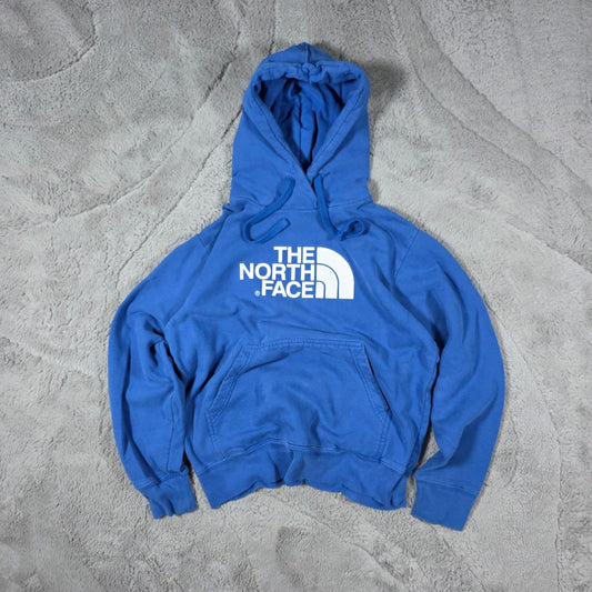 The North Face Blue Logo Pullover Hoodie Men’s Size S Sweatshirt