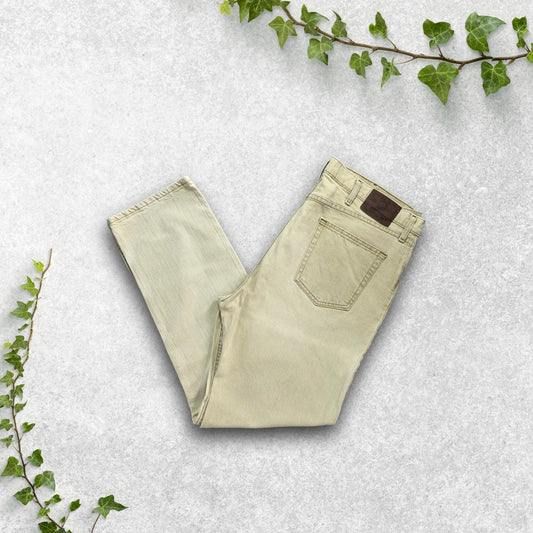 Wrangler Vintage 9WRGAKH Regular Fit Jeans Men's Beige W40 L32 Made in Mexico