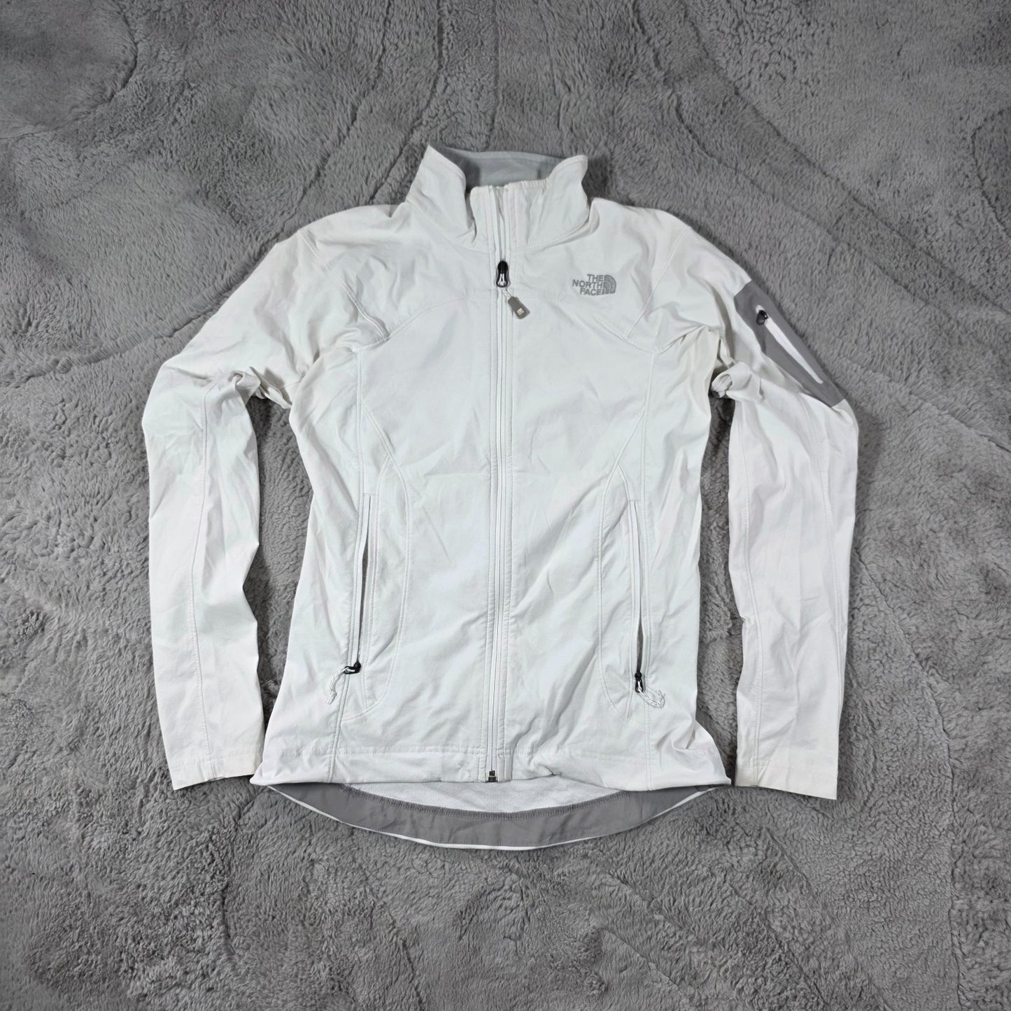 The North Face Summit Series Women’s White Softshell Jacket Size M Outdoor