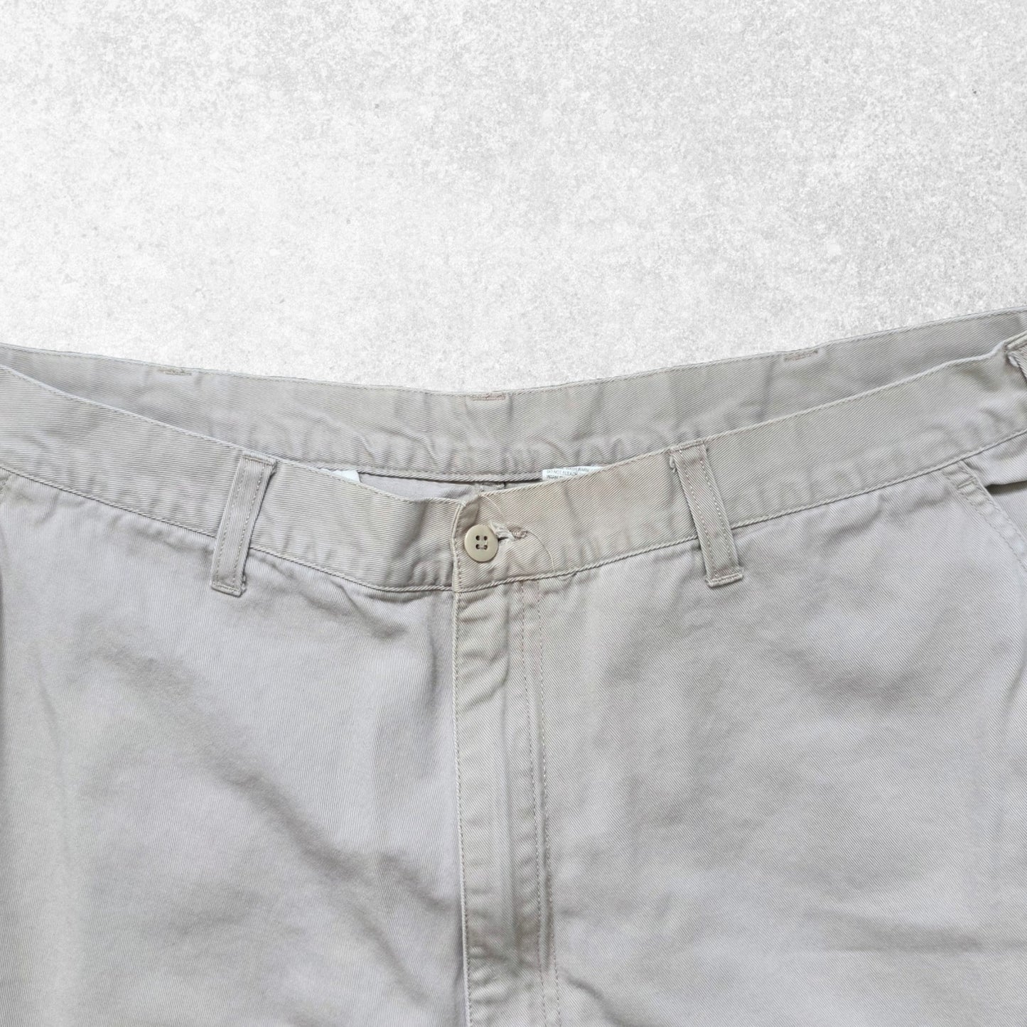 Dickies Cargo Shorts Beige W36 Utility Workwear Cotton Summer Pockets