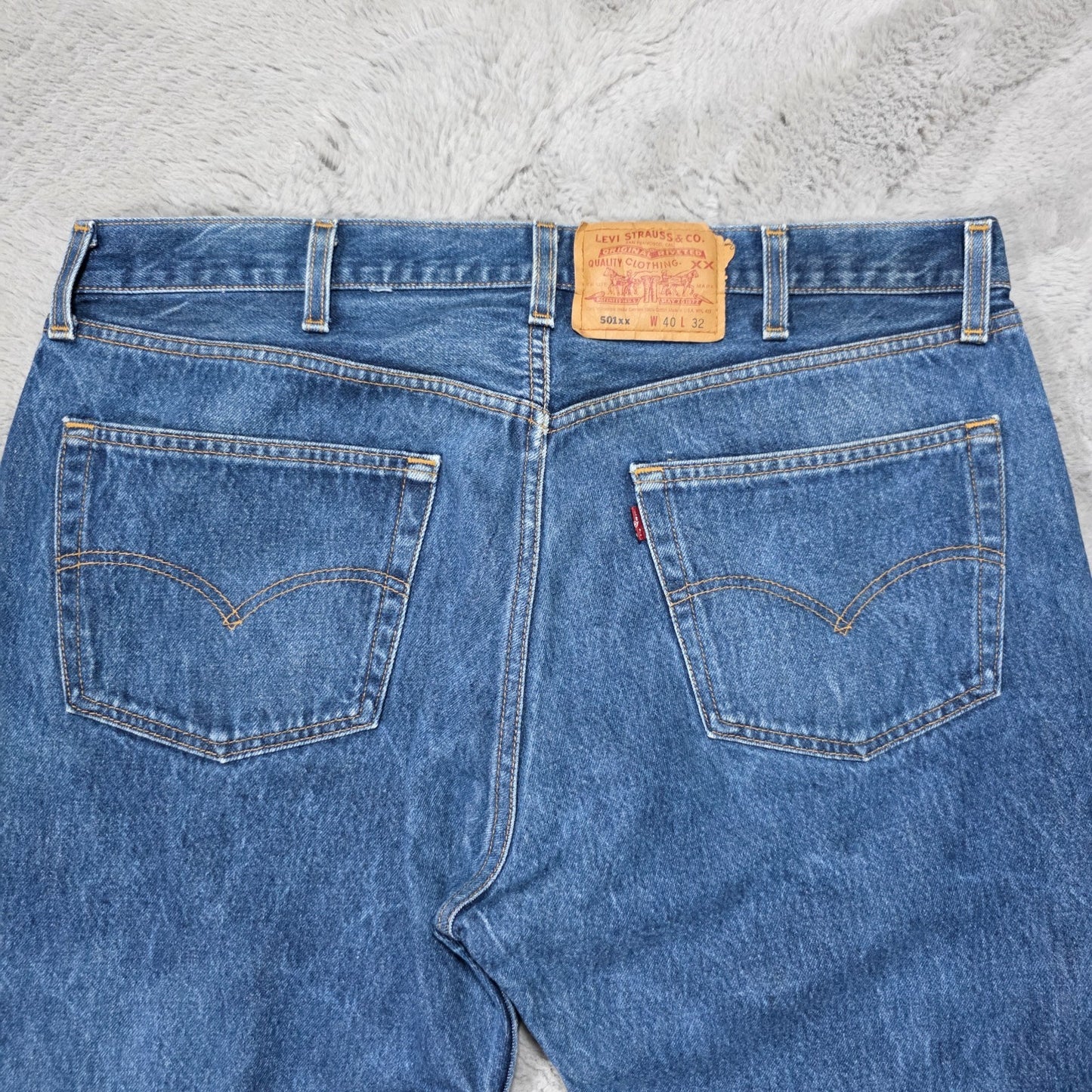 Levi’s 501XX Jeans Men’s W38 L30 Blue Button Fly Vintage 90s USA