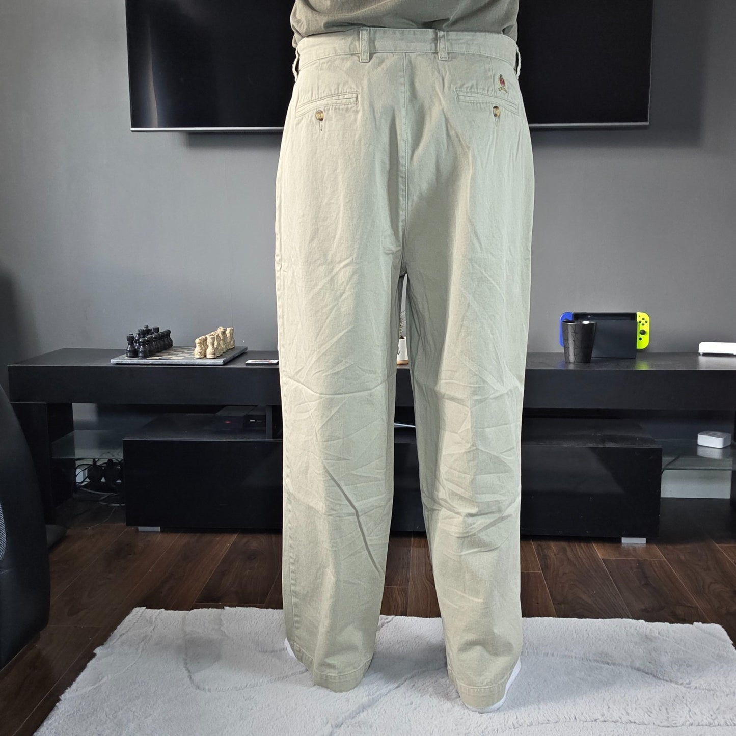 Tommy Hilfiger Beige Chino Trousers W38 L30 (Actual 36) 100% Cotton Mauritius
