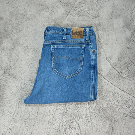 Lee Regular Fit Straight Leg Blue Jeans W44 L34 – Made in Mexico (of US Fabric)