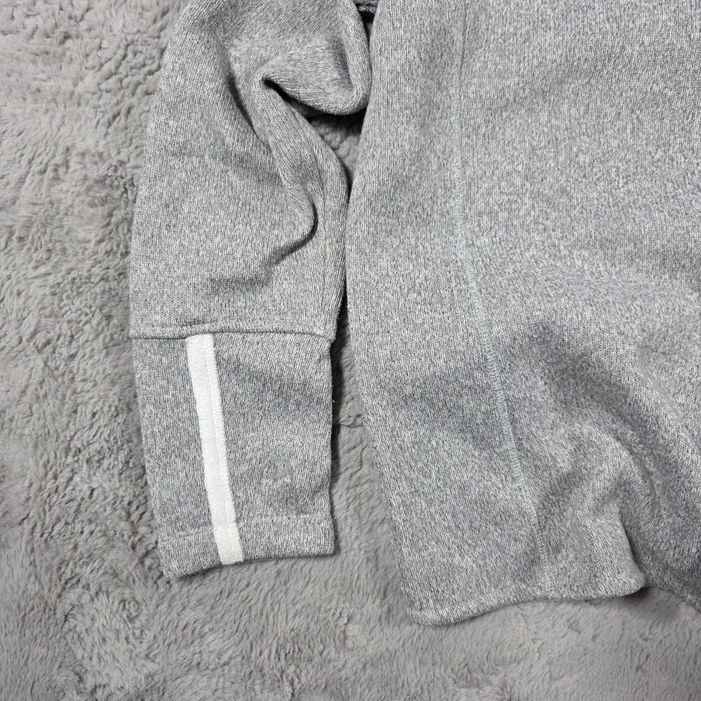 The North Face Women’s Oso Fleece Hoodie Grey Size M Super Soft Full Zip Jacket