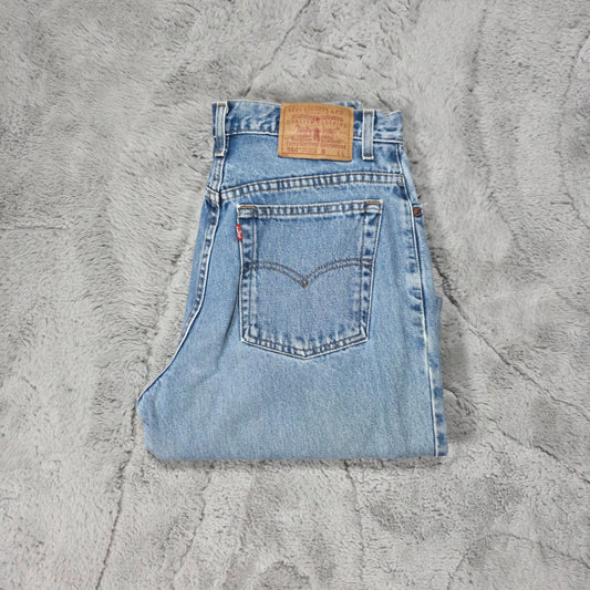 Levi’s 550 Women’s Jeans Vintage 90s Stonewash High Rise Relaxed Taper W30 L34